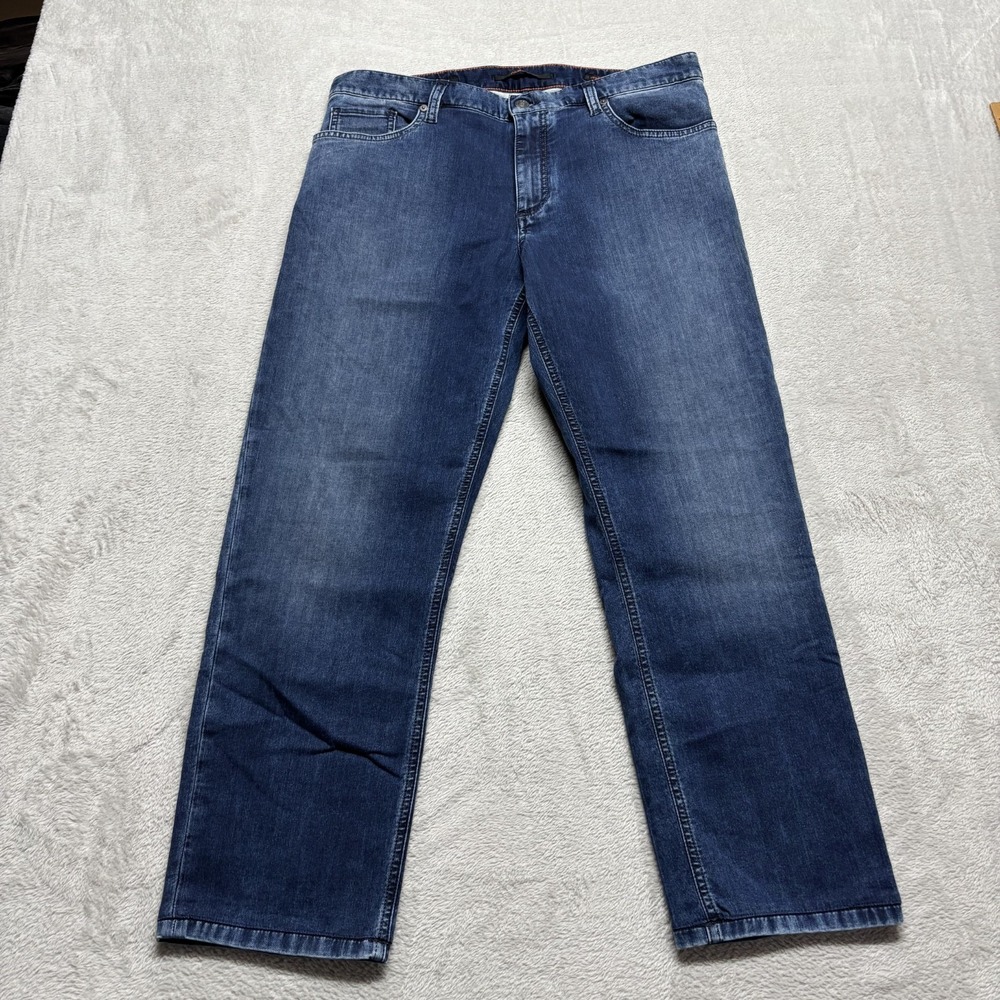 Alberto Cosy‎ Jeans Pants Men's 34x27 Darker Wash Denim Regular Slim Fit